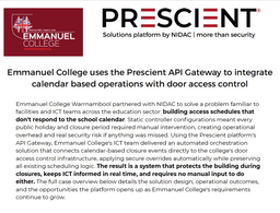 NIDAC enables third party integrations through the API Gateway, solving real world problems